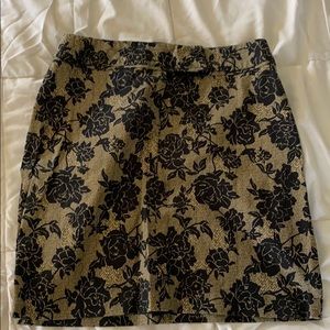 Flower pattern skirt